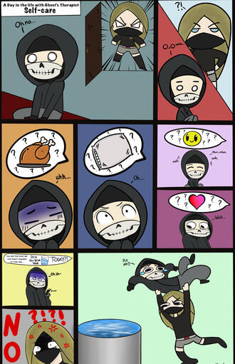 Si (Ghost) x Therapist Comic