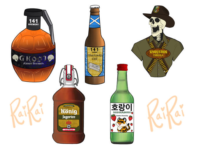 CoD Inspired Drinks